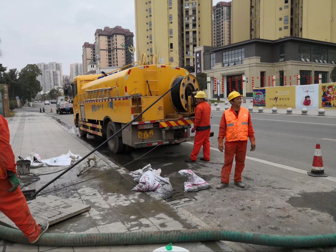 东胜排污管道清淤-管道清洗