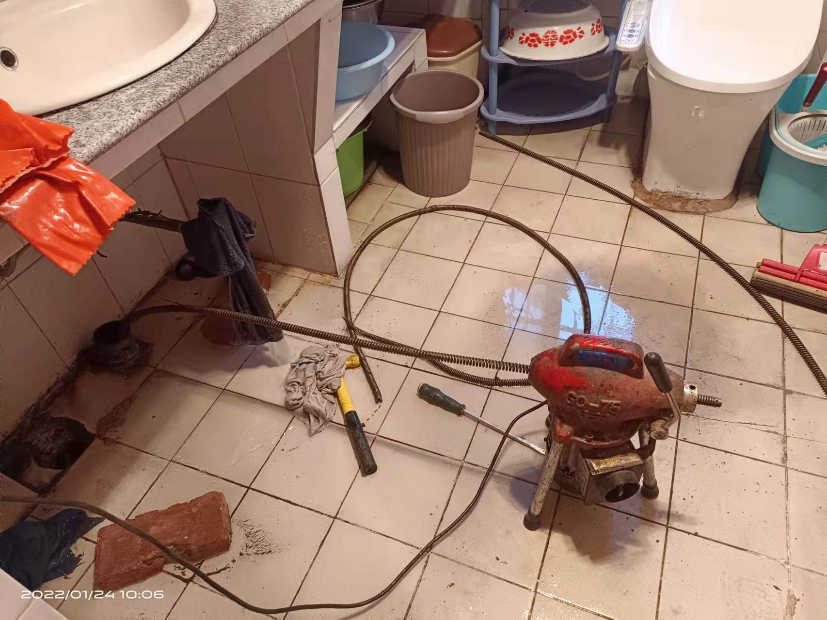 东胜疏通厨房下水道，地漏疏通